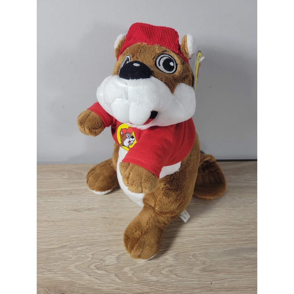 Buc-ees Beaver‎ Mascot 11" Plush Bucky Wearing Shirt New with Tag